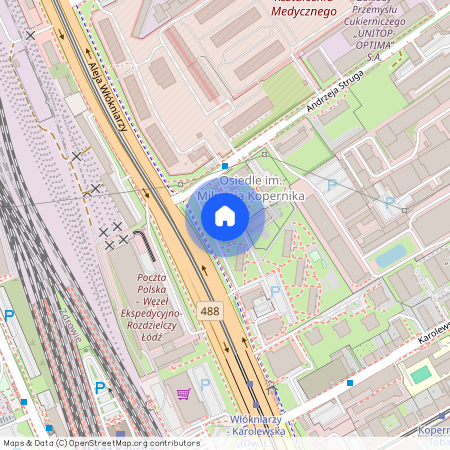 Aleja Włókniarzy 224, Łódź, Polesie