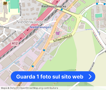 Cute two-room apartment in Niederwangen - Foto 1