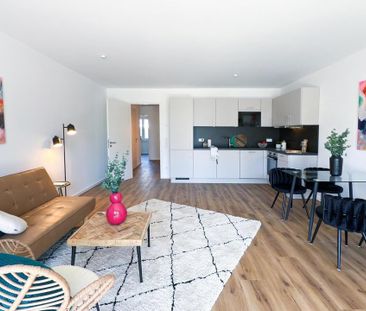 3-Zimmer-Neubauwohnung mit Terrasse & eigenem kleinen Garten - Photo 5