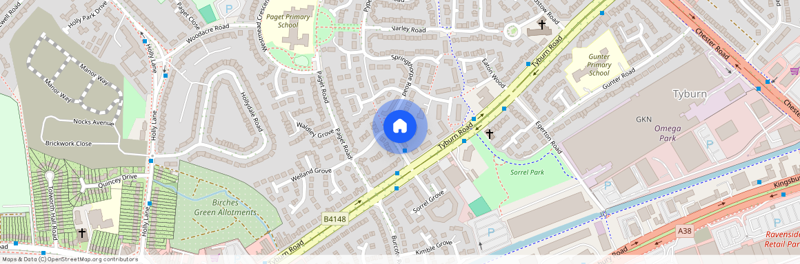 Tyburn Avenue, Pype Hayes, Birmingham. B24 0SW