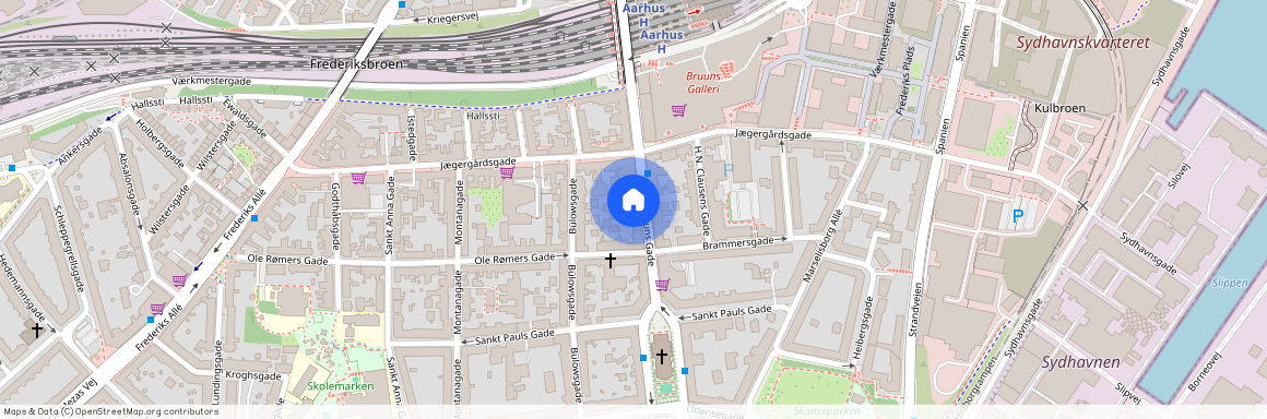 M.P. Bruuns Gade 46, 1. th. 8000 Aarhus C