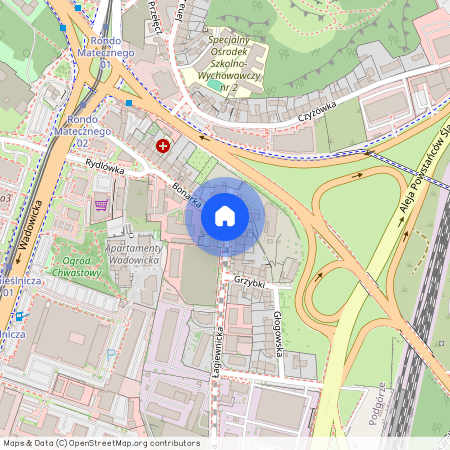 ul. Łagiewnicka, Bonarka, Podgórze, Kraków, małopolskie