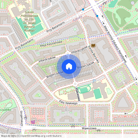 ul. Boglarczyków, Kabaty, Ursynów, Warszawa, mazowieckie