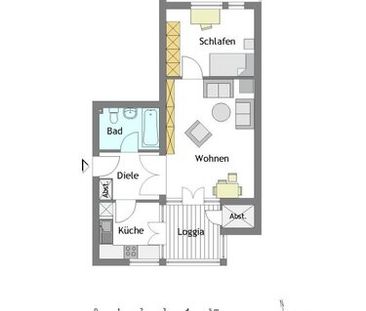 Gemütliche 2-Zimmer-Wohnung in Mülheim-Speldorf mit Loggia - Photo 1