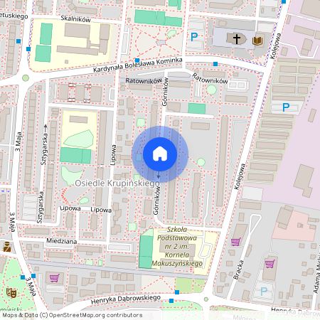 ul. Górników, Polkowice, Polkowice, polkowicki, dolnośląskie