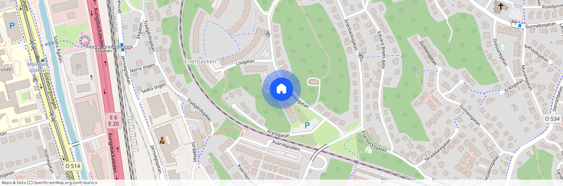 Delbancogatan 3G, Enerbacken, Mölndal