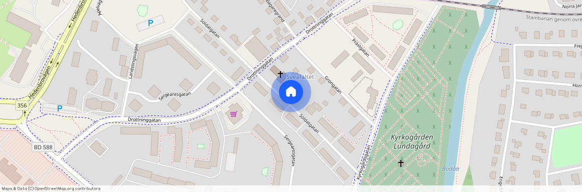Soldatgatan, Boden