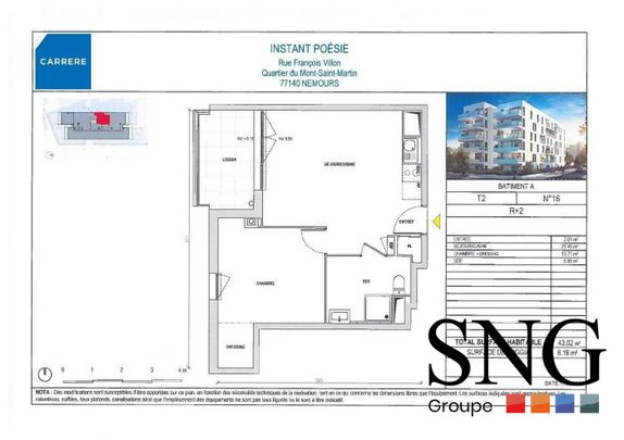T2 AVEC LOGGIA ET PARKING - Photo 1