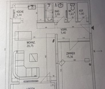Gemütliche 2-Zimmer-Wohnung mit Loggia in Wiener Neudorf - Photo 5
