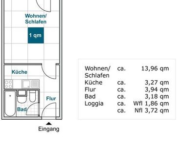 1-Zimmerwohnung mit Balkon im Herzen von Prohlis! - Photo 3