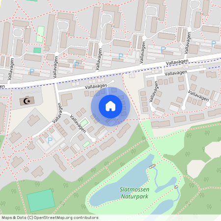 Irrblosset, Vallavägen 6.116