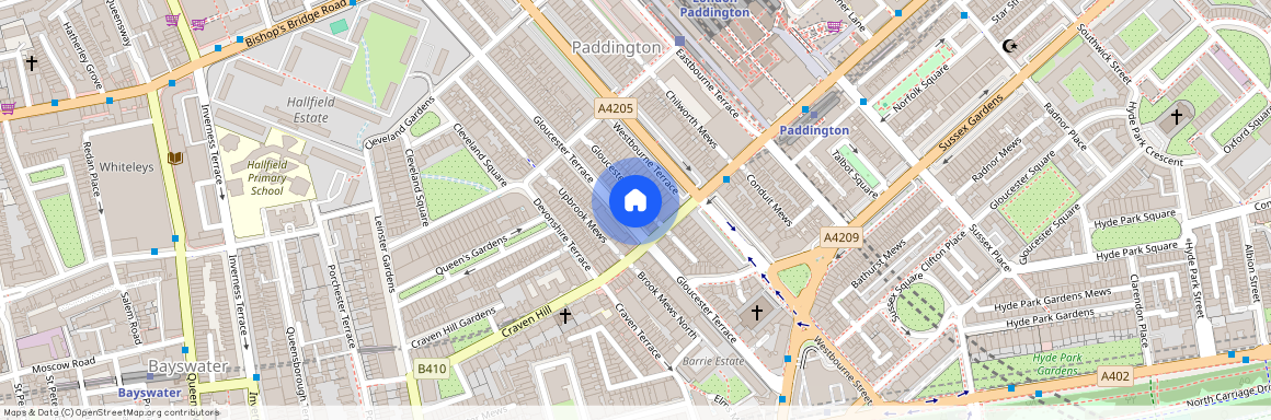 Gloucester Terrace, 54 Gloucester Terrace, W2