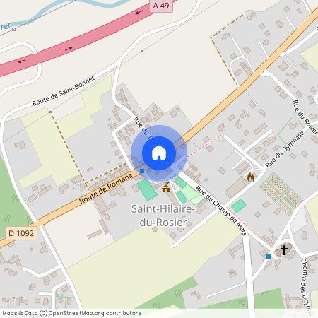 38840, Saint-Hilaire-du-Rosier, 38, Saint-Hilaire-Du-Rosier
