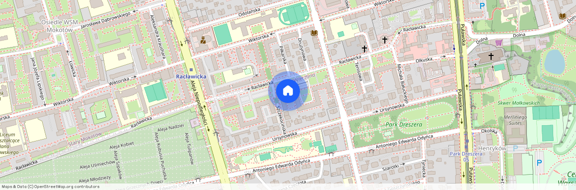 Racławicka 29A, Warszawa, Mokotów, Górny Mokotów