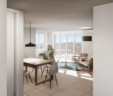 ERSTVERMIETUNG - 2.5-Zimmer-Attikawohnung mit 4 Terrassen - Photo 1