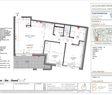 location Appartement T3 DE 60m² À METZ - Photo 5