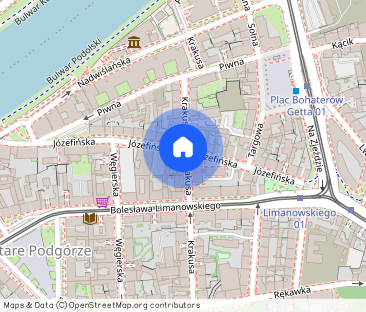 2 pokojowe, oddzialna kuchnia, Stare Podgórze, ul. Krakusa - Zdjęcie 1