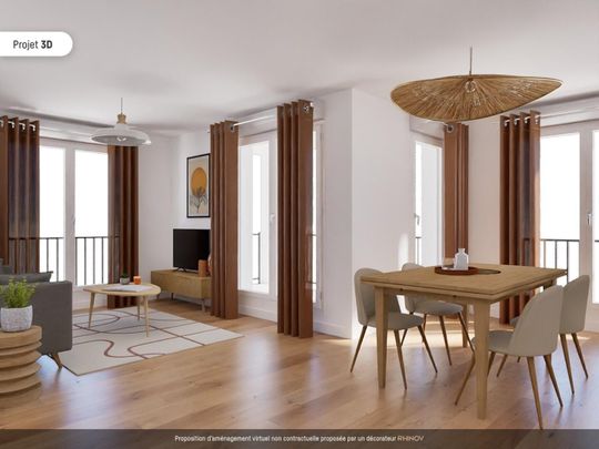 location Appartement T4 DE 80.6m² À BOBIGNY - Photo 1