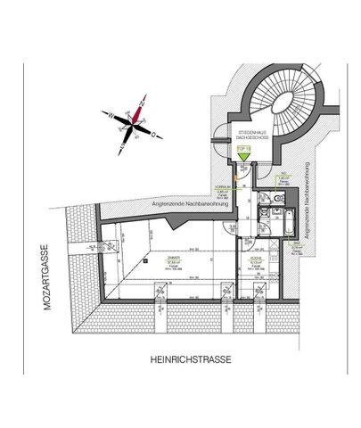 Schöne 1 Zimmer Wohnung in der Heinrichstraße - Provisionsfrei! - Foto 2