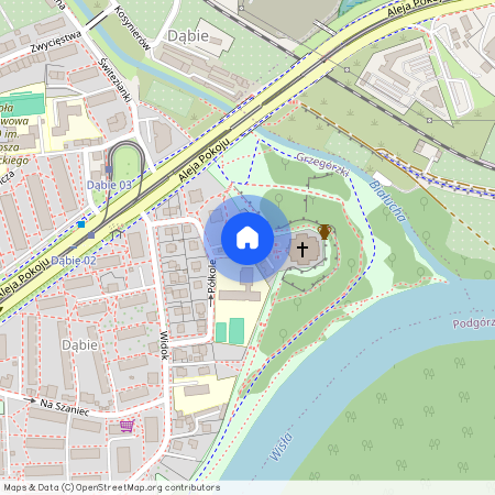 Dąbie, Grzegórzki, Kraków, małopolskie