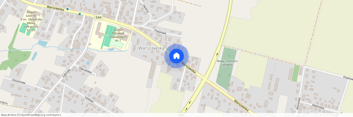 ul. Warszawska, Mława, mławski, mazowieckie