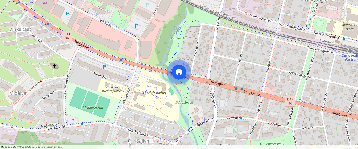 Bergsgatan, Sundsvall