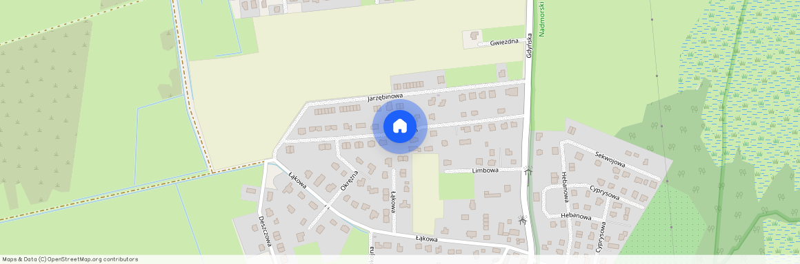 ul. Olchowa, Mosty, Kosakowo, pucki, pomorskie