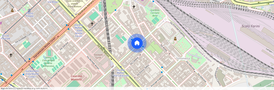 Via Francesco Caracciolo, Włochy, Milan