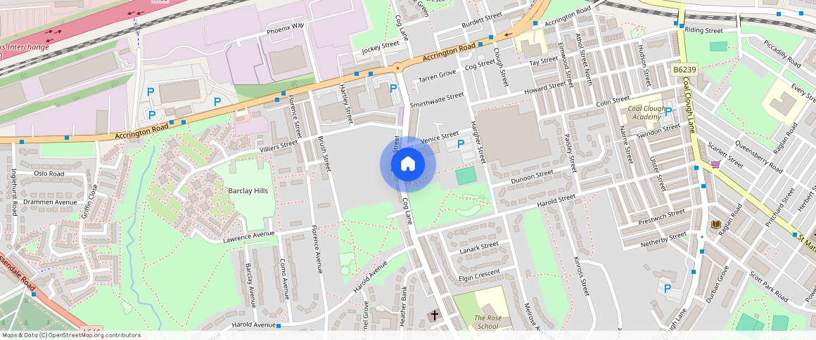 Cog Lane, Burnley, BB11