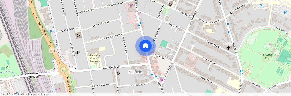 Lincoln Road, New England, Peterborough, PE1