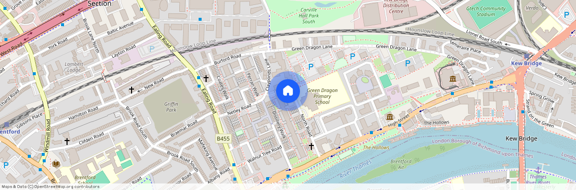 Plot 403 at Kew Bridge, Flat 403, Underwood House, 1, Thomas Layton Way TW8