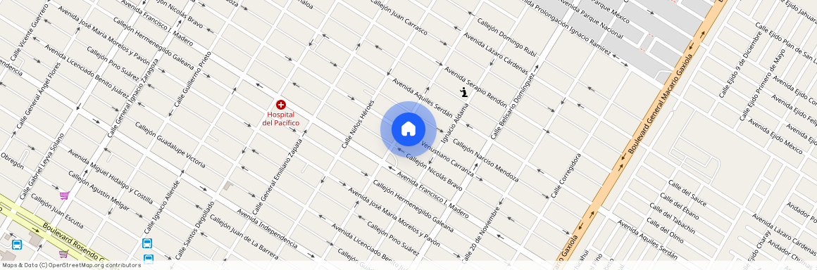 Venustiano Carranza, #318, Los Mochis Centro, Ahome, Sinaloa, 81200, México
