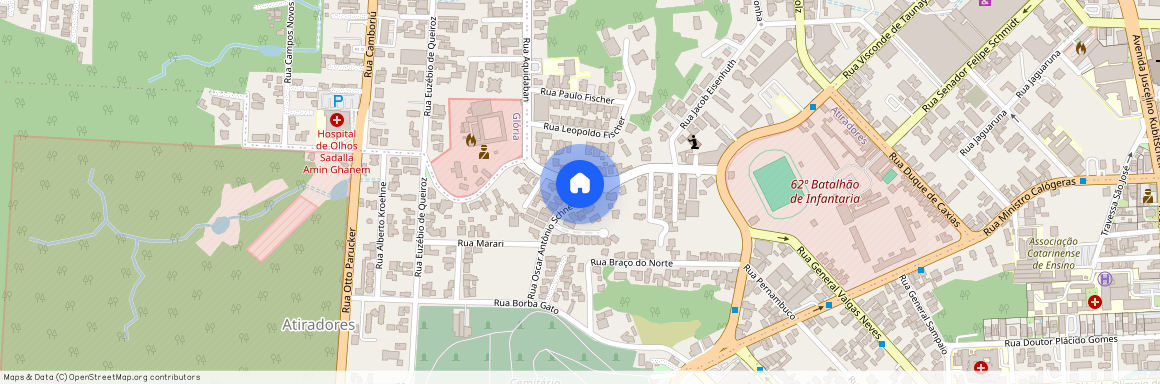 Rua Desembargador Nelson Nunes Guimarães, 68, Atiradores, Joinville - SC, 89203-078, Brazil