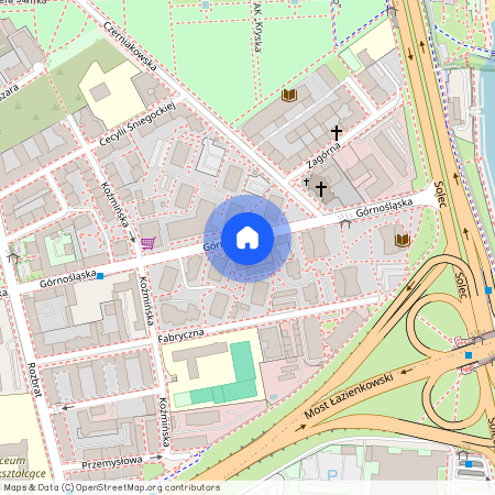 ul. Górnośląska, Solec, Śródmieście, Warszawa, mazowieckie