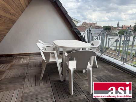 Robertsau : 3/4 pièces en duplex - Photo 2