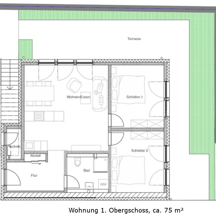 Aachen | Jakobstraße: Neubauwohnung mit Terrasse zu vermieten! - Photo 1