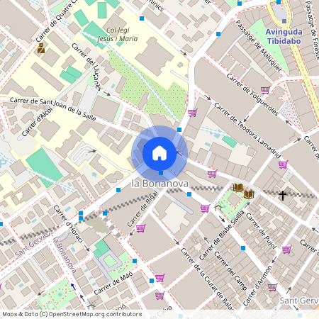 Plaça de la Bonanova, Barcelona, Catalonia 08022