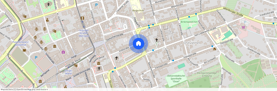 Hußstraße 24, 07545 Gera