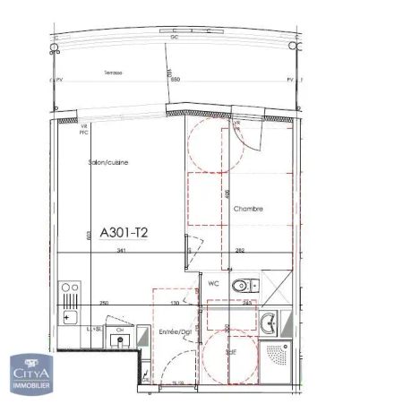 Appartement à louer 2 pièces 40.85m² - Photo 5
