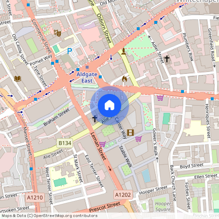 Alie Street, Aldgate East, London, E1