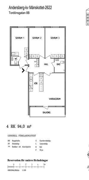 Tordönsgatan 8 B, våning 3 - Foto 1