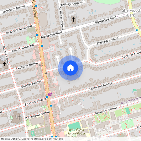 St. George on Sheldrake Lofts, #208, 65 Sheldrake Boulevard, North Toronto