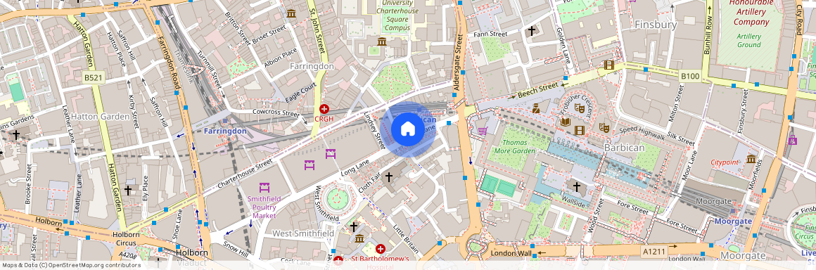 Long Lane, Farringdon, EC1A 9PN, London