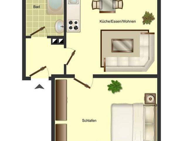 Gemütliche Etagenwohnung in Bergkamen. - Foto 1