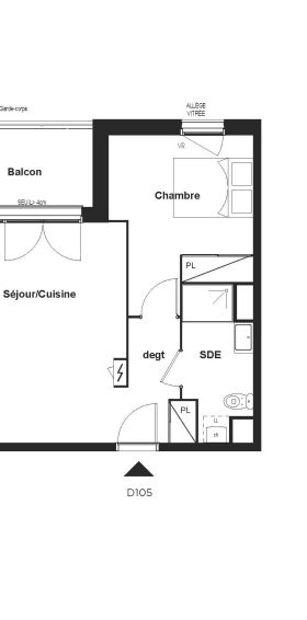 Location Appartement 2 pièces 43m² EAUNES 31600 - Photo 2