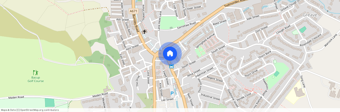 Irwell Terrace, The Old Conservative Club, Bacup