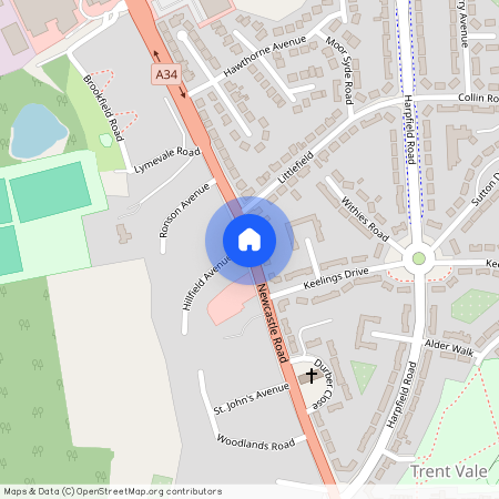 Newcastle Road, Stoke-On-Trent, ST4