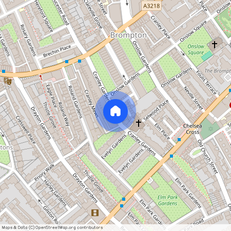 CRANLEY GARDENS, SOUTH KENS, SW7, London