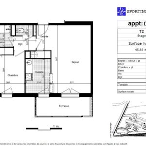 Appartement 2 pièces – 45 m² - Photo 3