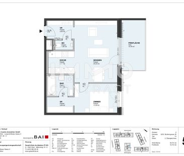 NACHMIETERSUCHE (Fotos folgen in Kürze): Moderne Neubauwohnung dire... - Foto 1